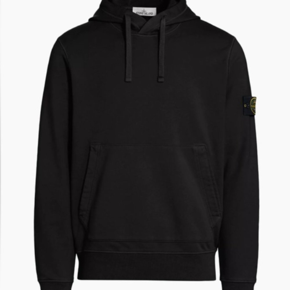 COPY - Stone Island Cotton-Jersey Hoodie Black Size M